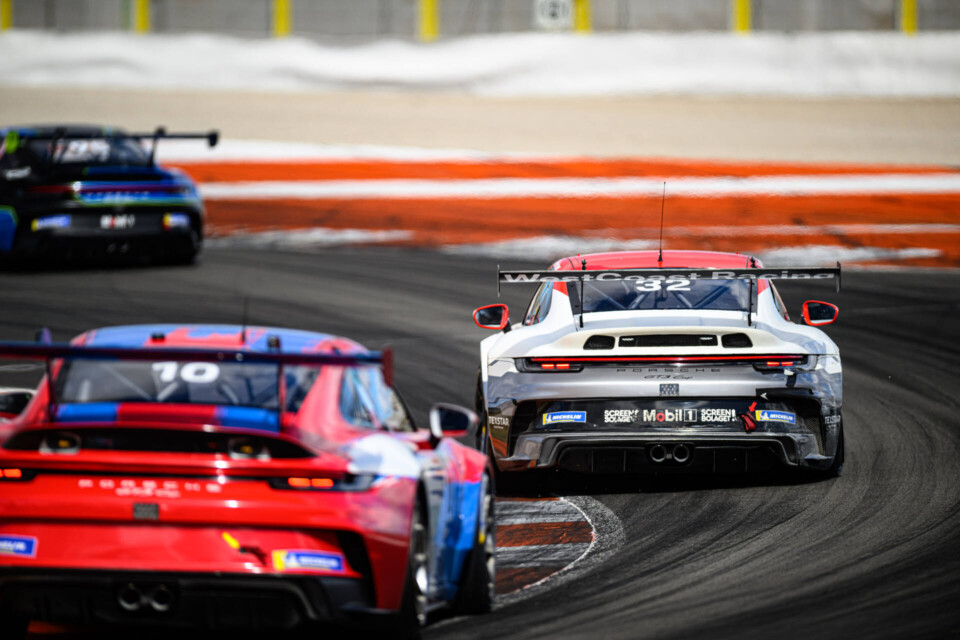 Robin Knutsson, WestCoast Racing i Porsche Sprint Challenge Southern Europe i Valencia