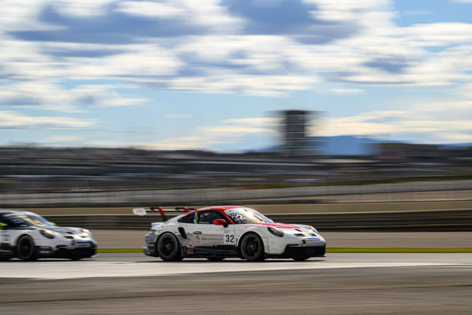 Robin Knutsson, WestCoast Racing i Porsche Sprint Challenge Southern Europe i Valencia