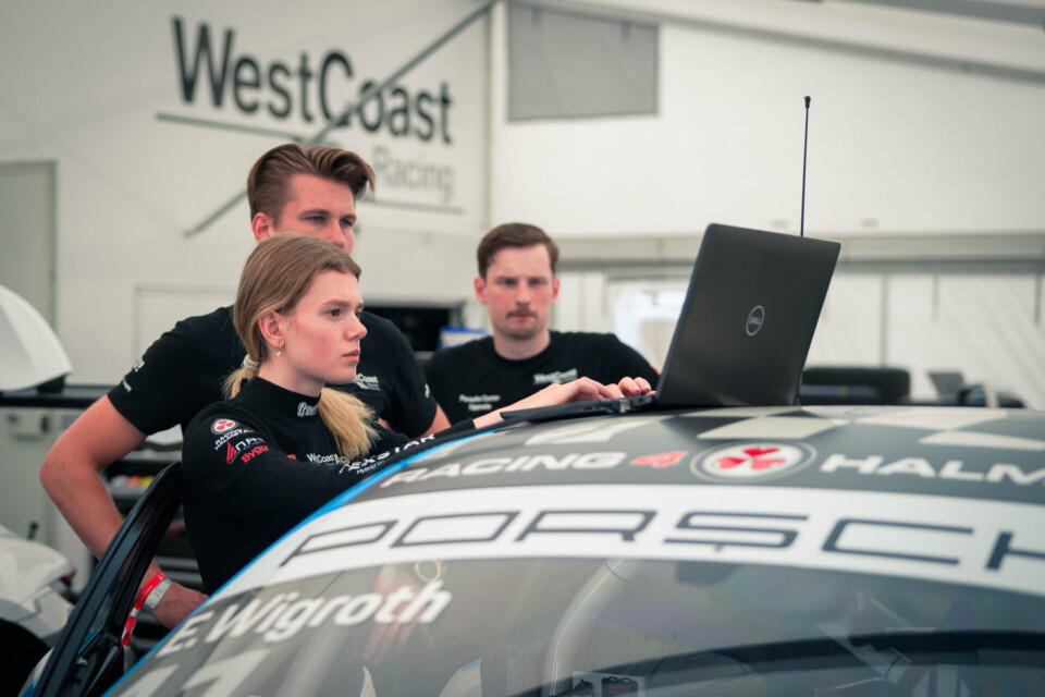 Emma Wigroth Porsche Sprint Challenge WestCoast Racing Gelleråsloppet Gelleråsen Arena 2024