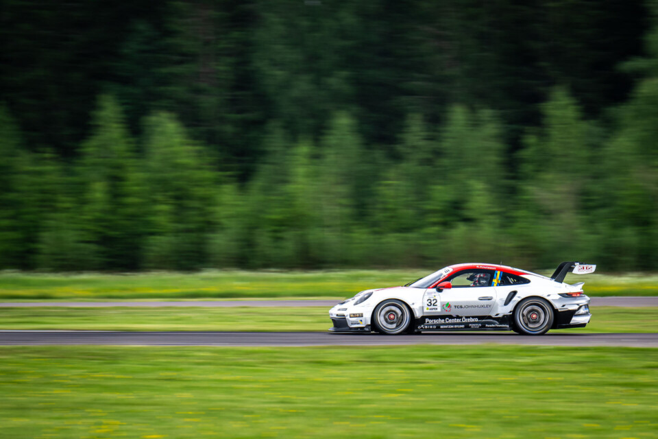 Robin Knutsson Porsche Carrera Cup Scandinavia för WestCoast Racing inför Jyllandsringen
