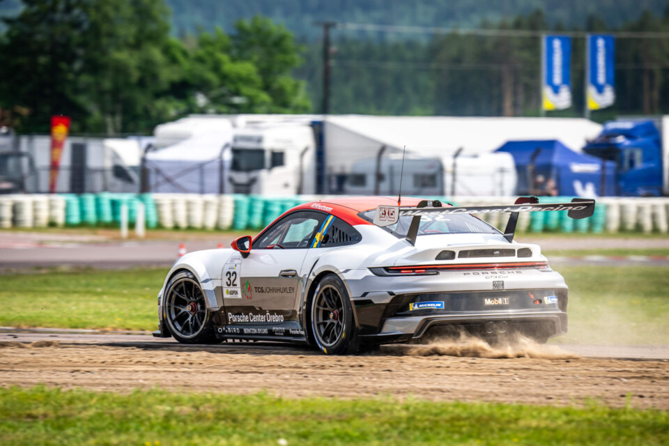 Robin Knutsson Porsche Carrera Cup Scandinavia WestCoast Racing Gelleråsloppet Gelleråsen Arena 2024