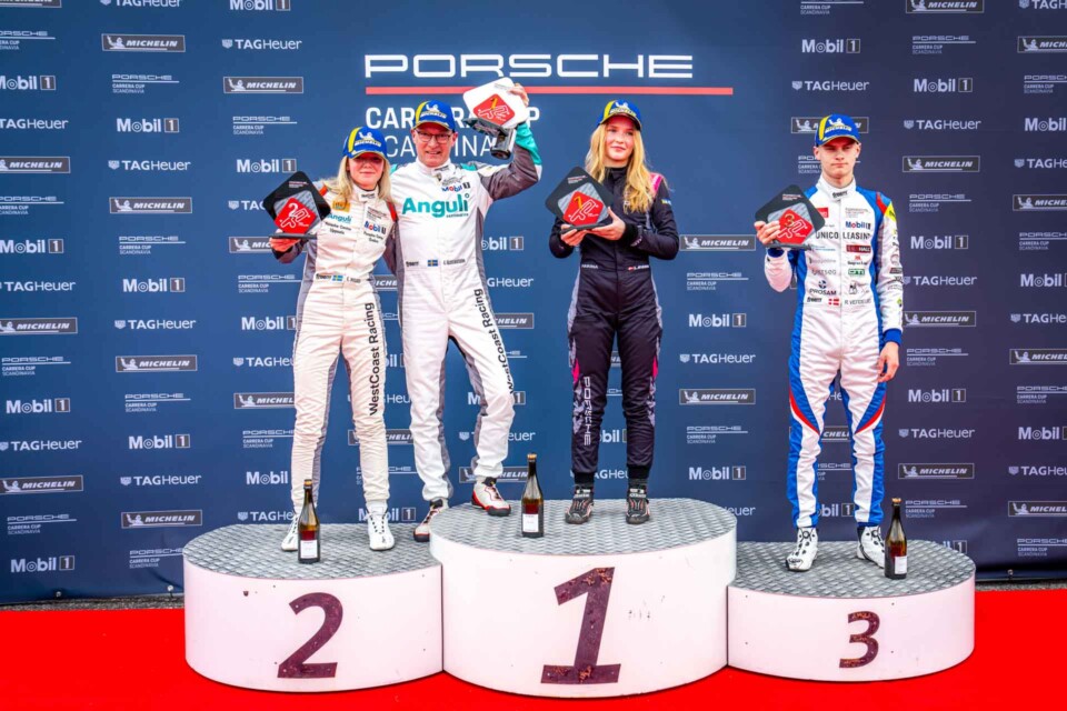 Mer motiverad än någonsin efter missad serieledning i Anderstorp - Janne i serieledning i Mastersklassen medan Emma fick med sig en andraplats från Anderstorp i Porsche Sprint Challenge Scandinavia